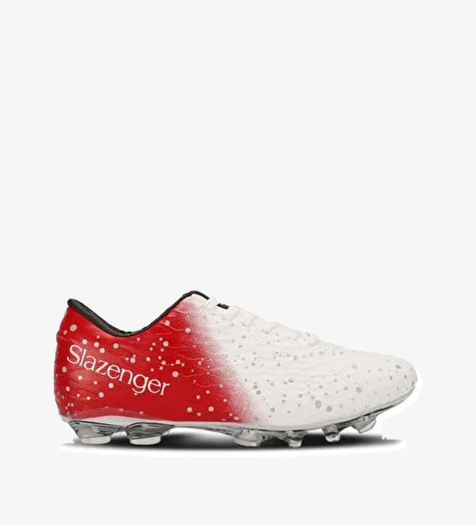 Slazenger HANIA KRP Erkek Çocuk Futbol Ayakkabı Beyaz / Kırmızı - Görsel 1