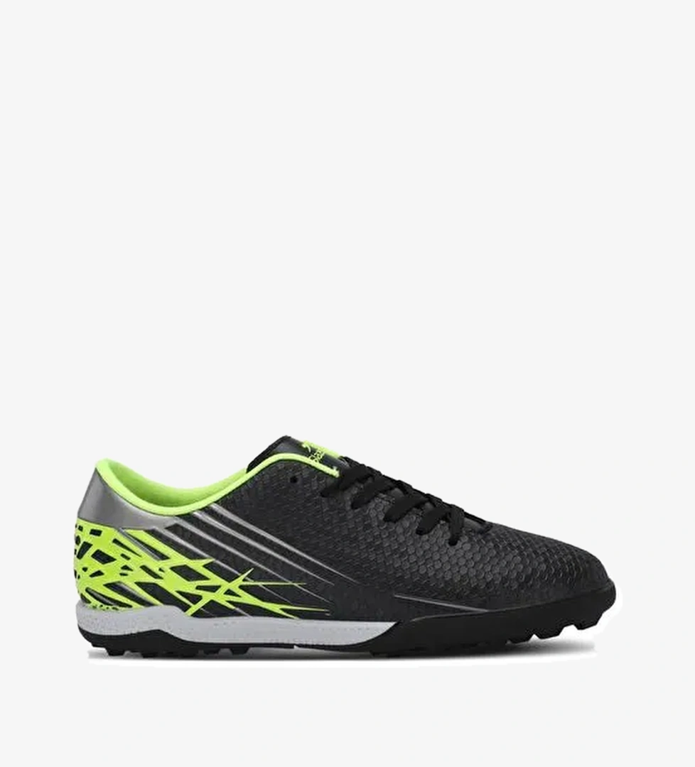 Slazenger CARLO I Unisex Çocuk Futbol Ayakkabı Siyah / Yeşil - Görsel 1