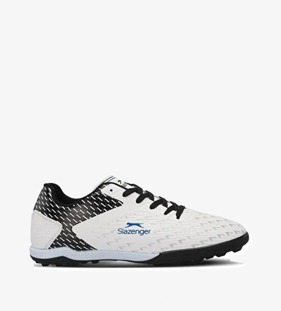 Slazenger CYCLE I HS Unisex Çocuk Futbol Ayakkabı Beyaz / Siyah - Görsel 1