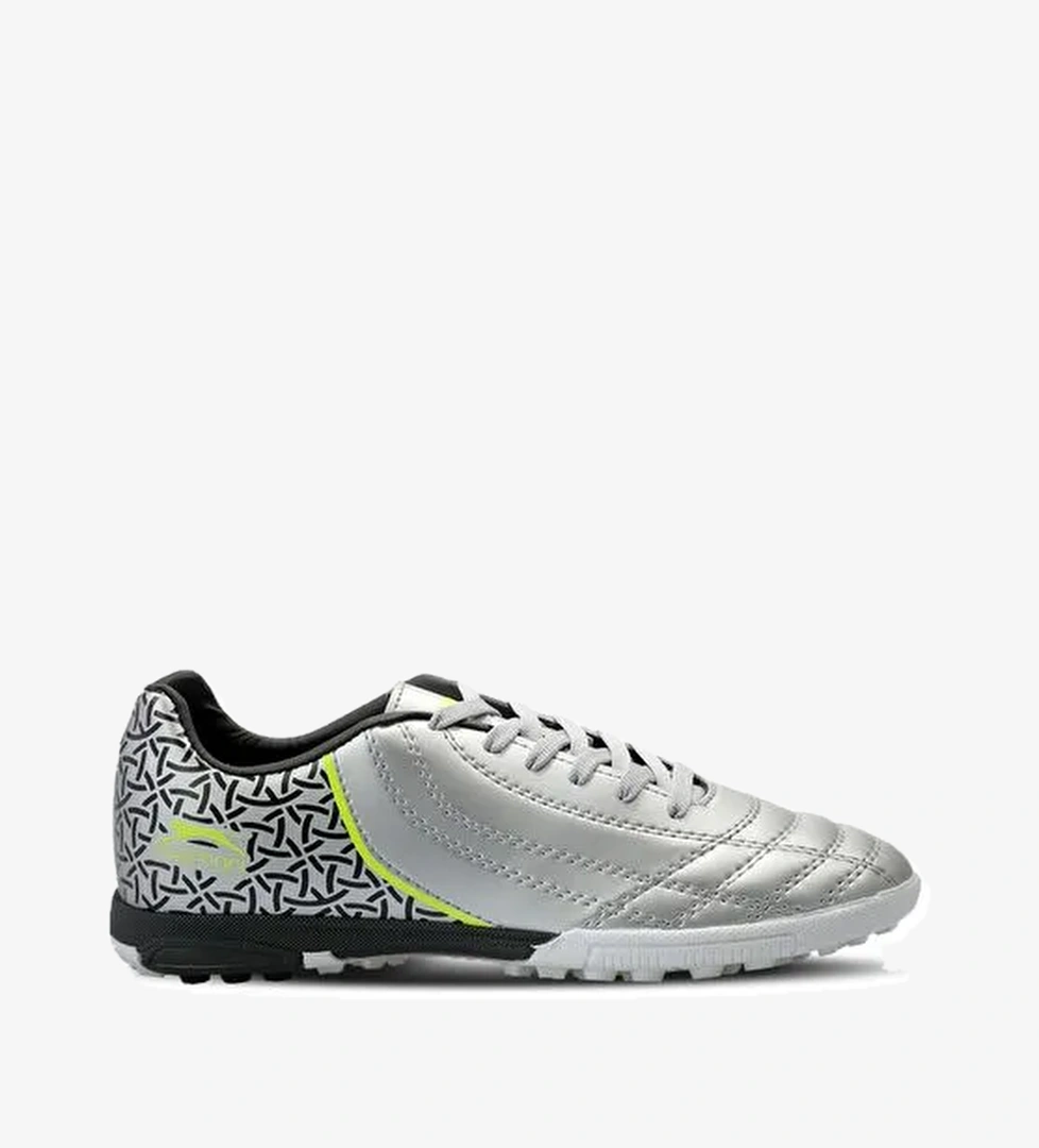 Slazenger HINO HS Erkek Çocuk Futbol Ayakkabı Gri / Siyah - Görsel 1