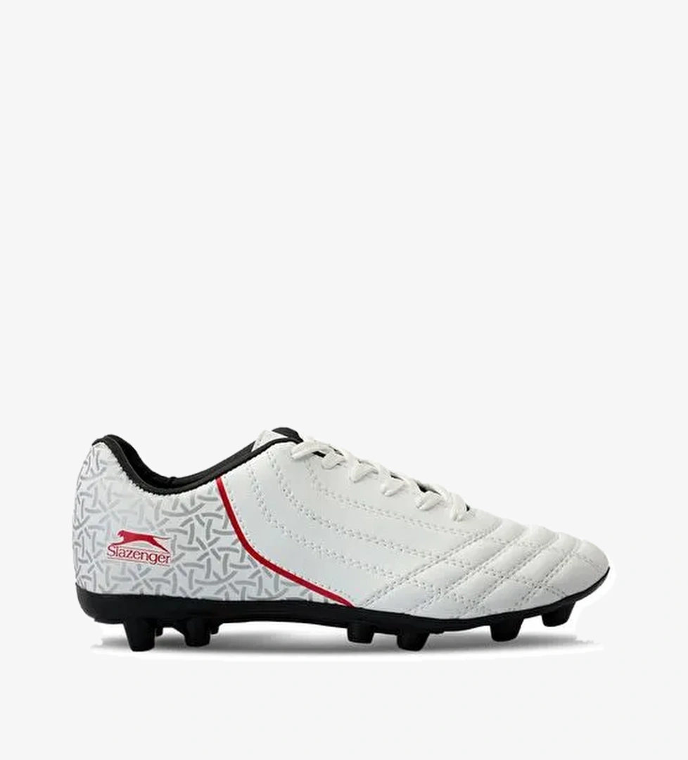 Slazenger HINO KR Erkek Çocuk Futbol Ayakkabı Beyaz / Siyah - Görsel 1