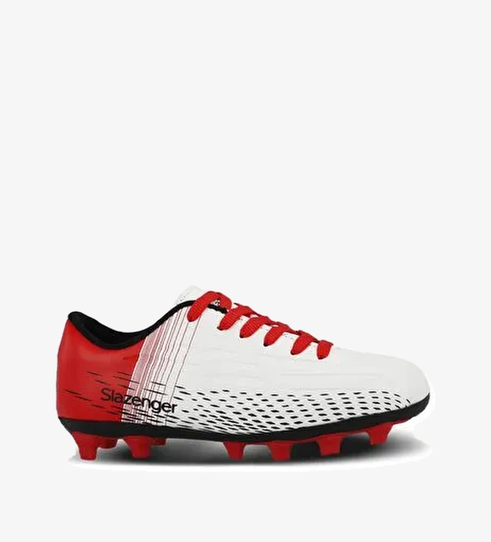 Slazenger SCORE I KRP Erkek Çocuk Futbol Ayakkabı Beyaz / Kırmızı - Görsel 1