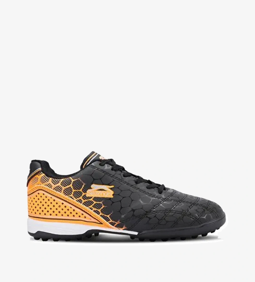 Slazenger DANGER I HS Erkek Çocuk Futbol Ayakkabı Siyah / Turuncu - Görsel 1