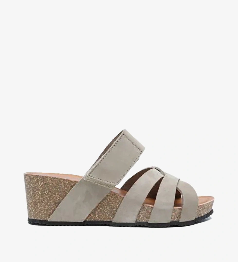 K14107 Kifidis Soft Step Kadın Dolgu Topuklu Mantar Terlik 36-41