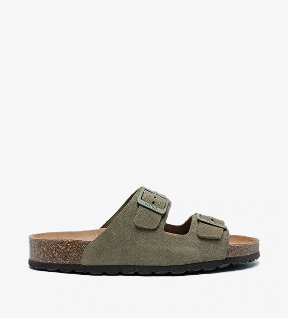 K14943 Kifidis Soft Step Kadın Çift Bantlı Mantar Terlik 36-41