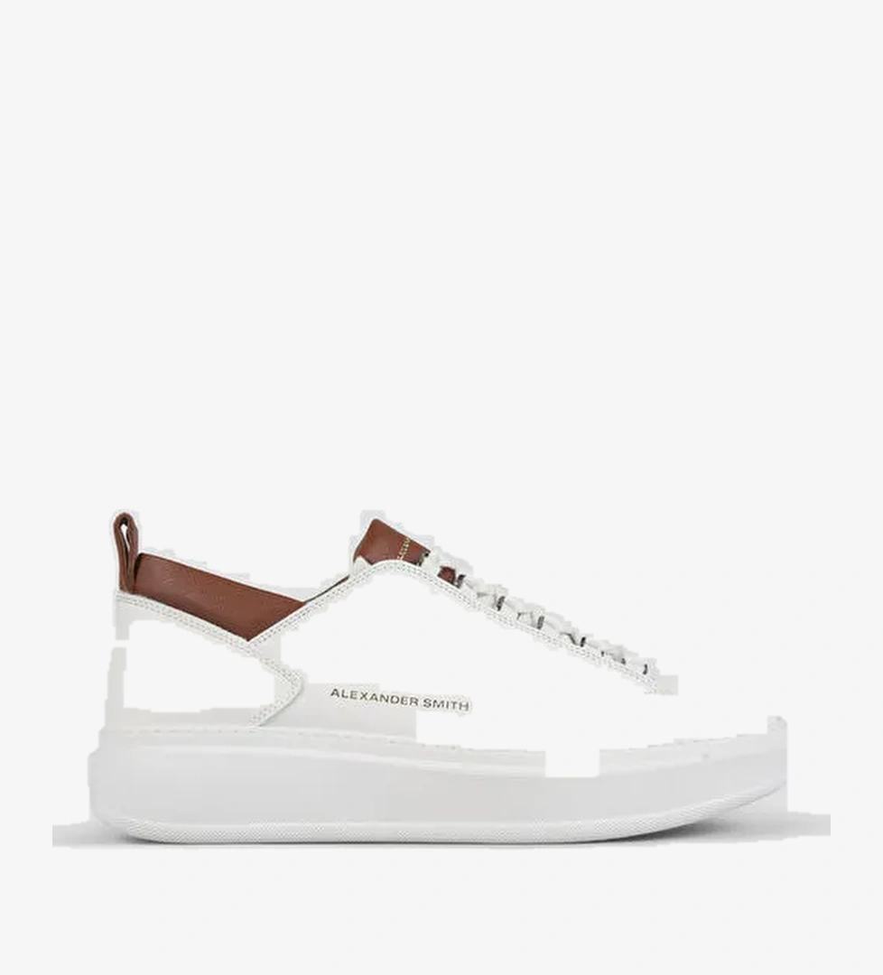 Alexander Smith Beyaz Erkek Deri Sneaker WEMBLEY