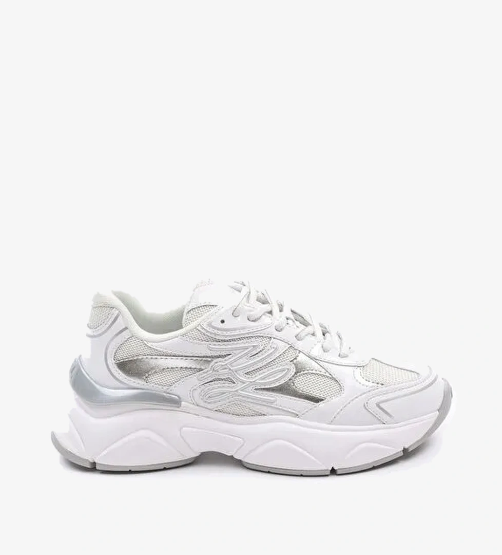 KARL LAGERFELD Beyaz Kadın Deri Sneaker KL65625 - Görsel 1