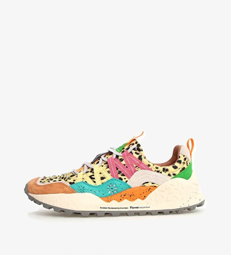 Flower Mountain Çok Renkli Kadın Nubuk Sneaker 2017844031M17 - Görsel 1