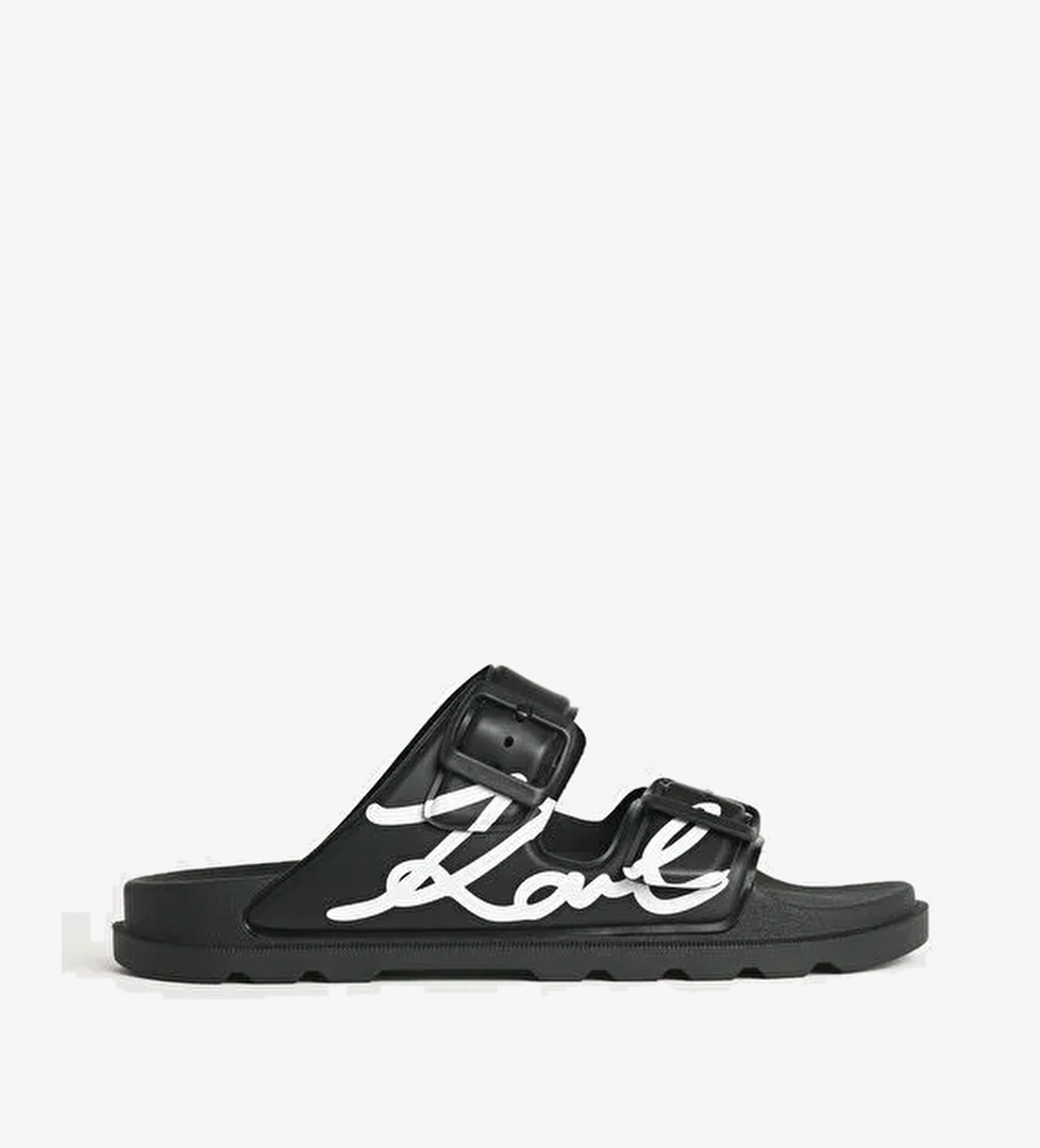 KARL LAGERFELD Siyah Kadın Terlik KL80972 - Görsel 1