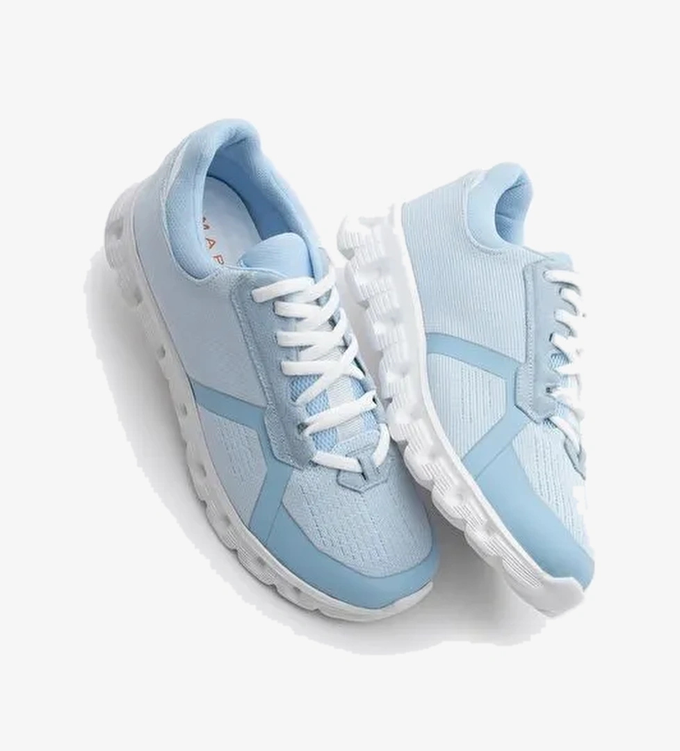 Kadın Sneaker Örgü Triko Spor Ayakkabı Fenlas Mavi - Görsel 1