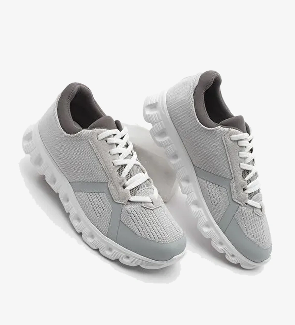 Kadın Sneaker Örgü Triko Spor Ayakkabı Fenlas Gri - Görsel 1