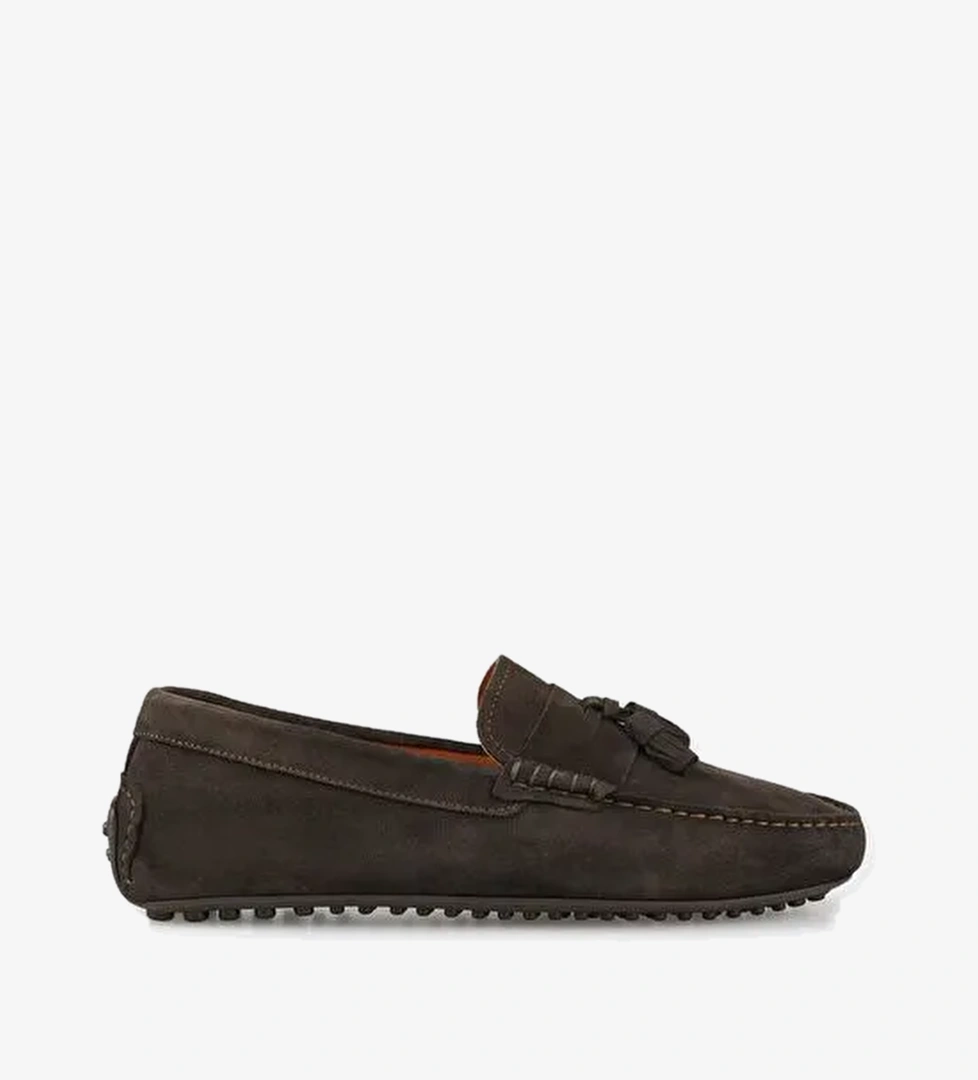 Kahve Deri Erkek Günlük Ayakkabı - Görsel 1