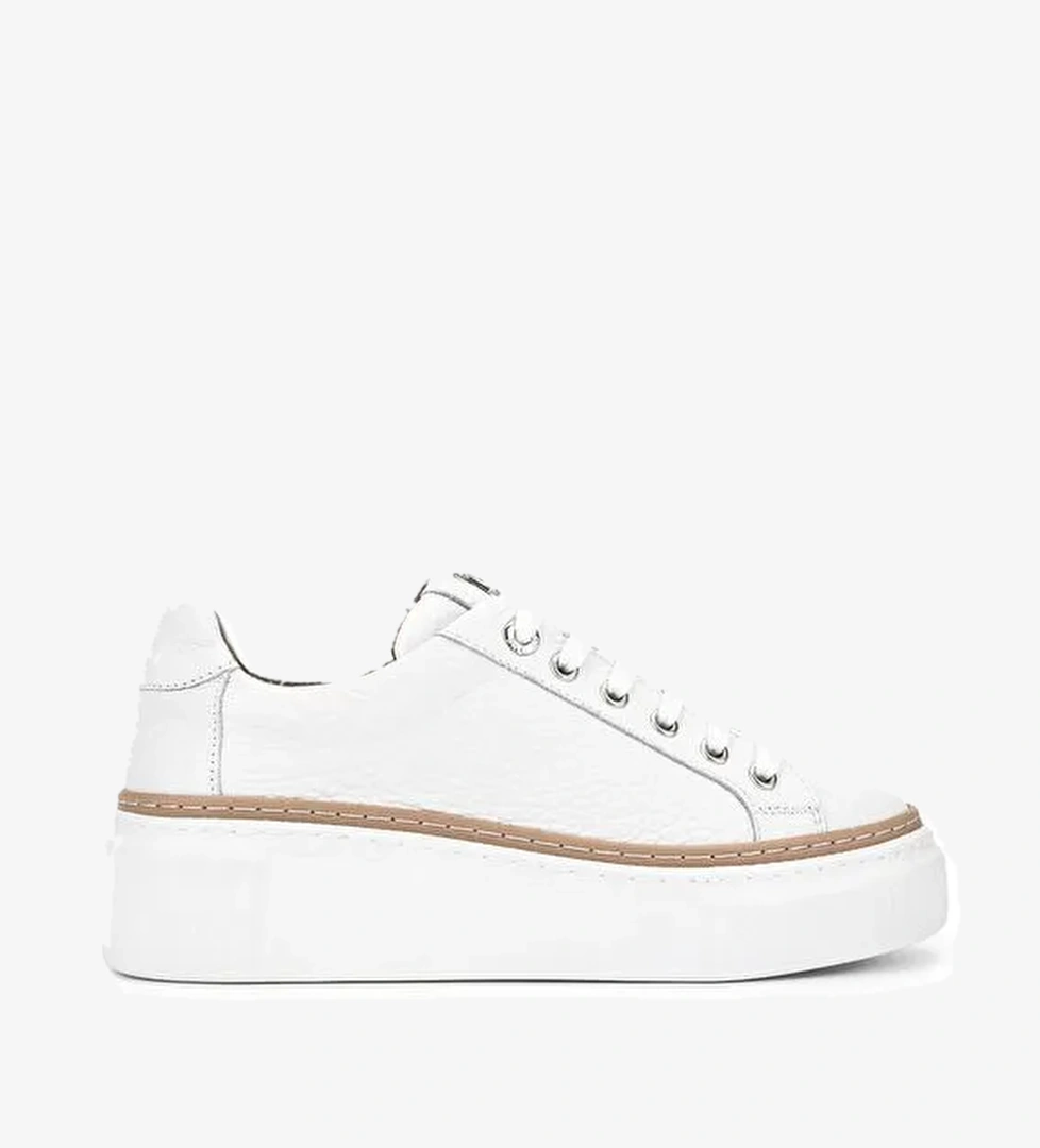 Tamer Tanca Kadın Hakiki Deri Beyaz Sneakers & Spor Ayakkabı - Görsel 1