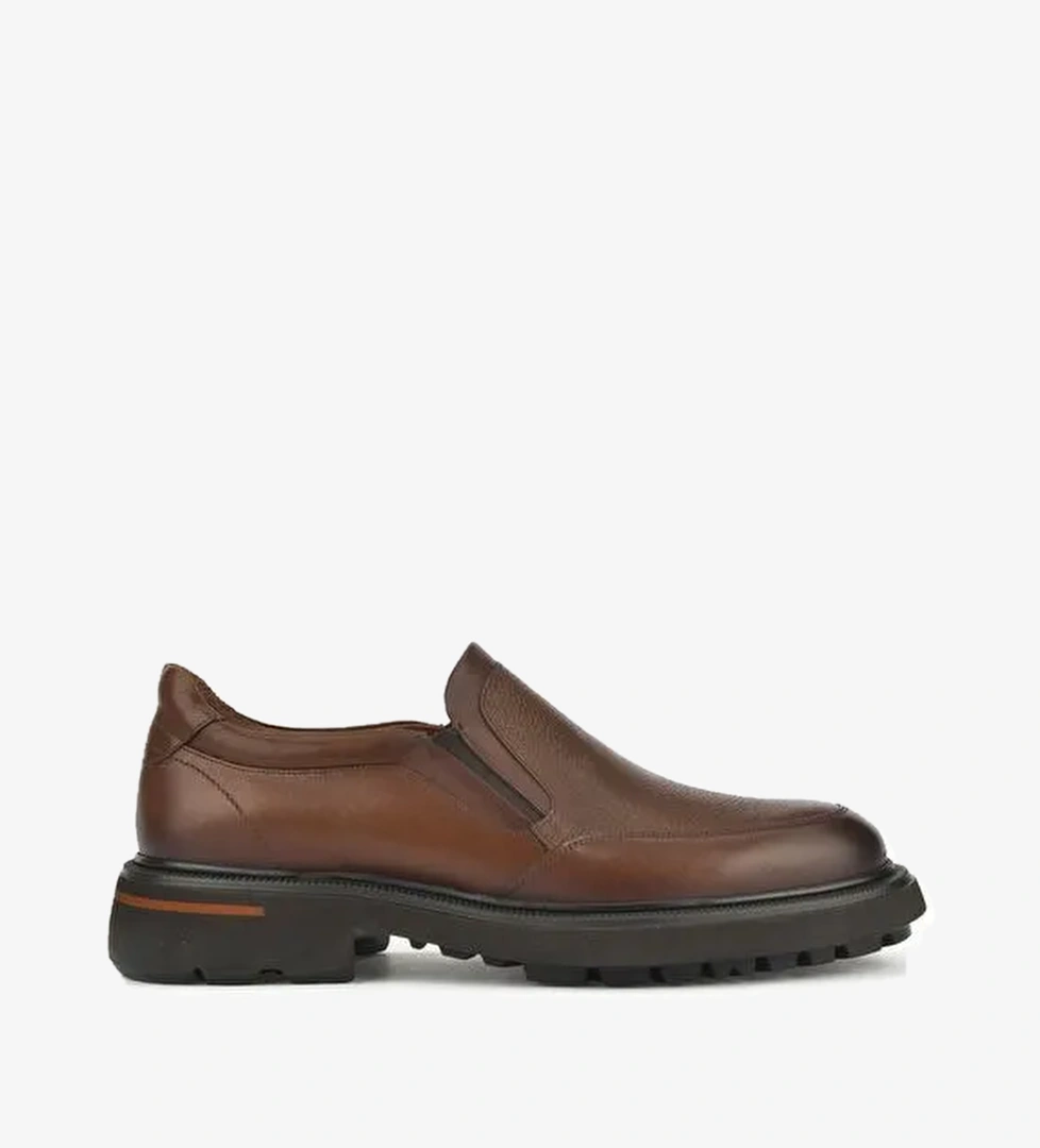 Ziya, Erkek Hakiki Deri Ayakkabı 153745Z30412 Taba - Görsel 1