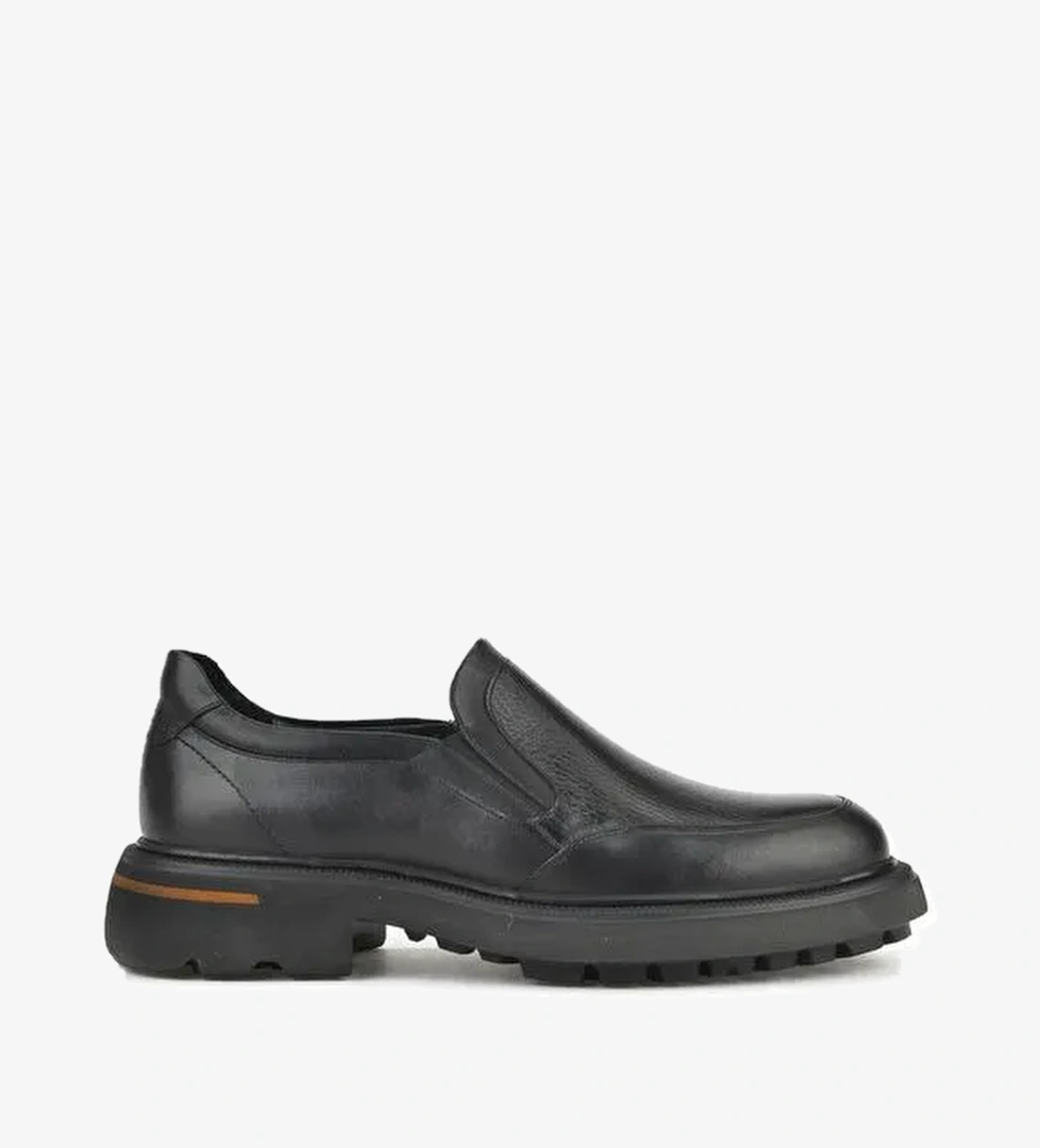 Ziya, Erkek Hakiki Deri Ayakkabı 153745Z30412 Siyah - Görsel 1