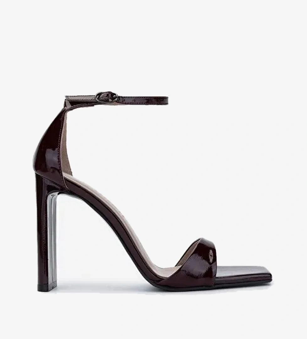 Valmenti Kadın Bordo Topuklu Ayakkabı - Görsel 1