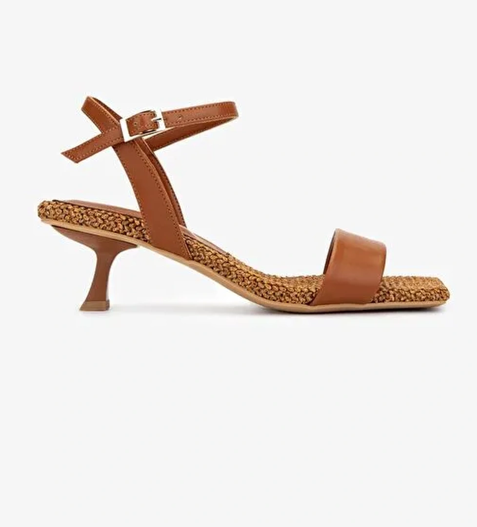 Valmenti Kadın Taba Topuklu Ayakkabı - Görsel 1