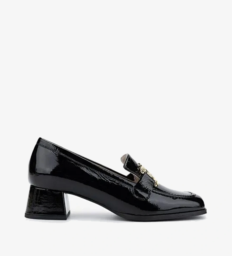 Valmenti Kadın Hakiki Deri Siyah Comfort Ayakkabı - Görsel 1