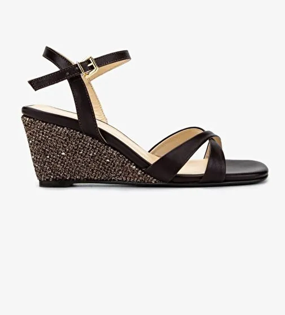 Valmenti Kadın Kahverengi Topuklu Ayakkabı - Görsel 1