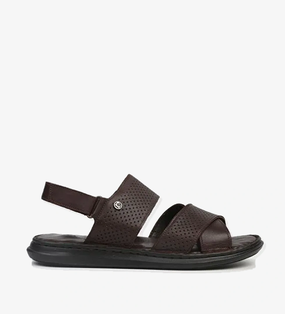 Pierre Cardin® | PC-5124-3892 Kahve-Erkek Sandalet - Görsel 1