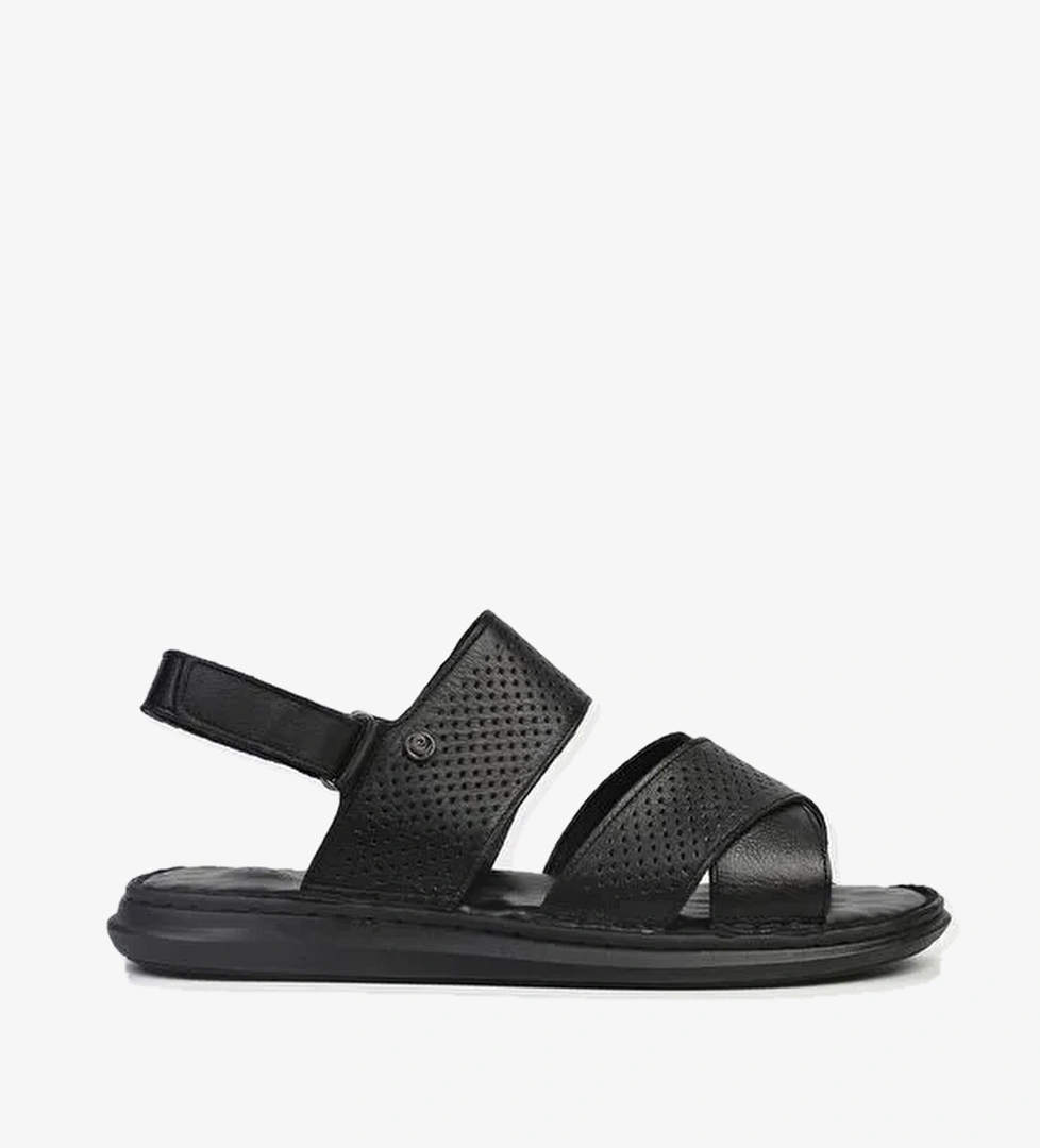 Pierre Cardin® | PC-5124-3892 Siyah-Erkek Sandalet - Görsel 1