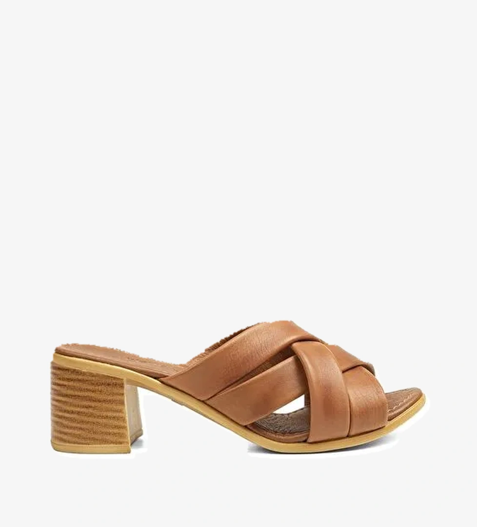 Pierre Cardin® | PC-7108 - 2162 Taba - Kadın Terlik - Görsel 1