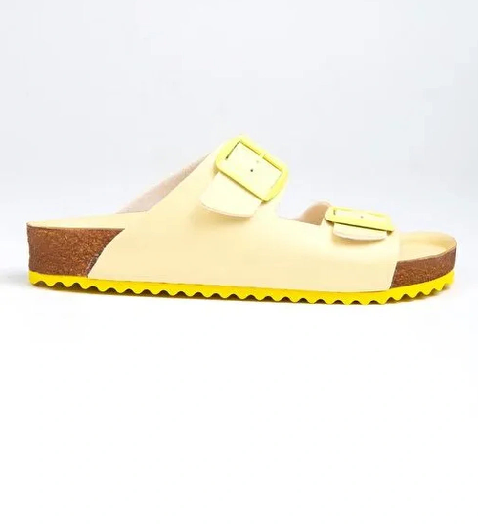 Benetton® | BN-1232- 3489 Sari - Kadın Terlik - Görsel 1