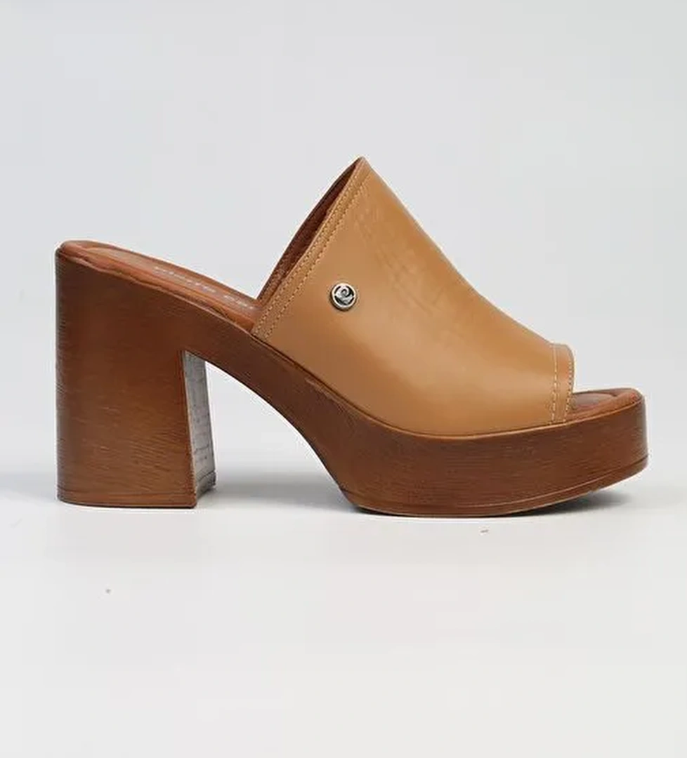 Pierre Cardin® | PC-7235 - 3807 Taba-Kadın Topuklu Ayakkabı - Görsel 1