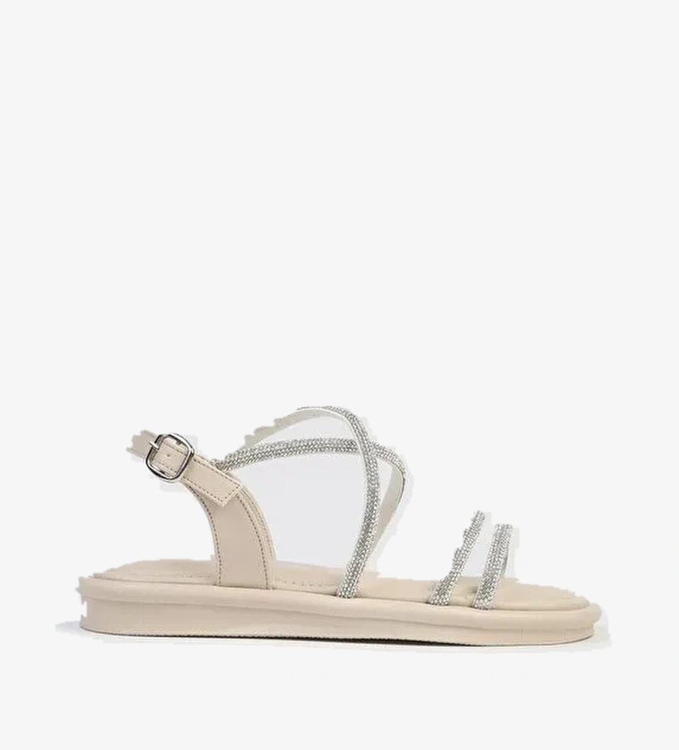 Pierre Cardin® | PC-5103-3891 Krem-Kadın Sandalet - Görsel 1