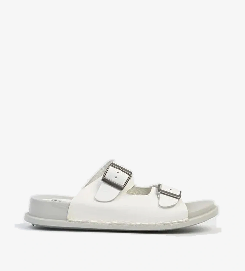 Pierre Cardin® | PC-7176- 3805 Beyaz-Kadın Terlik - Görsel 1