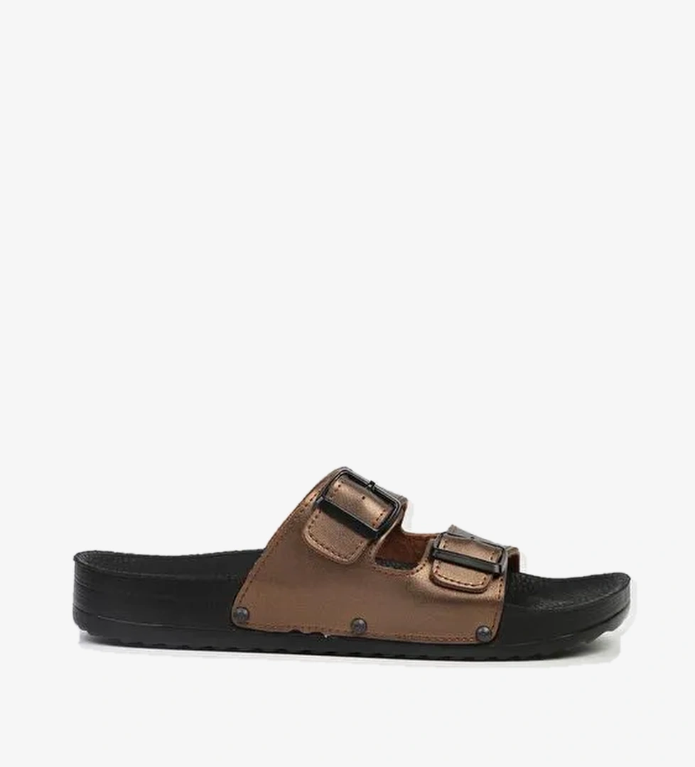 Pierre Cardin® | PC-7035-3485 Bronz-Kadın Terlik - Görsel 1