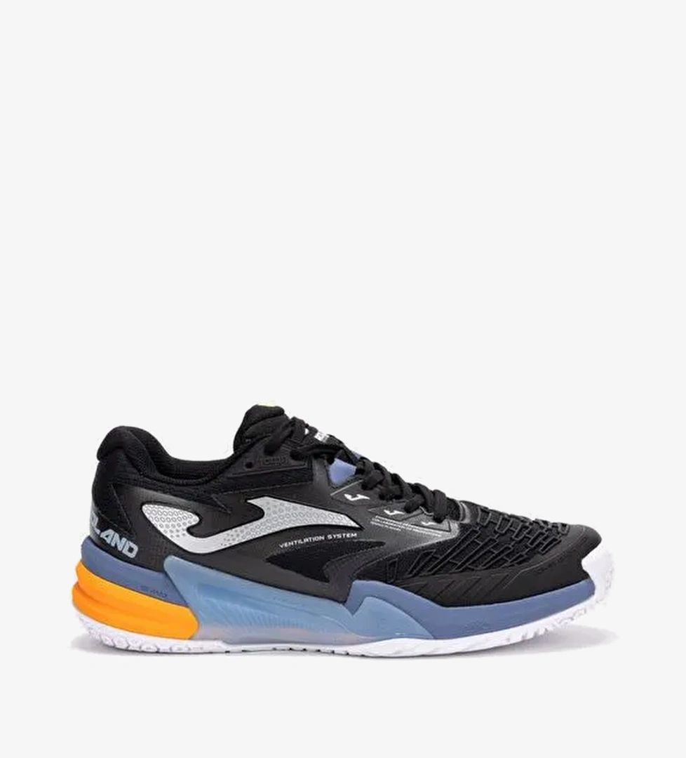 Joma Roland Erkek Siyah Toprak & Sert Kort Tenis Ayakkabısı TROLS2531AC - Görsel 1