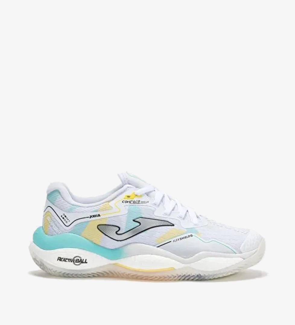 Joma Smash Kadın Beyaz Toprak Kort Tenis & Padel Ayakkabısı TSMALS2532C - Görsel 1