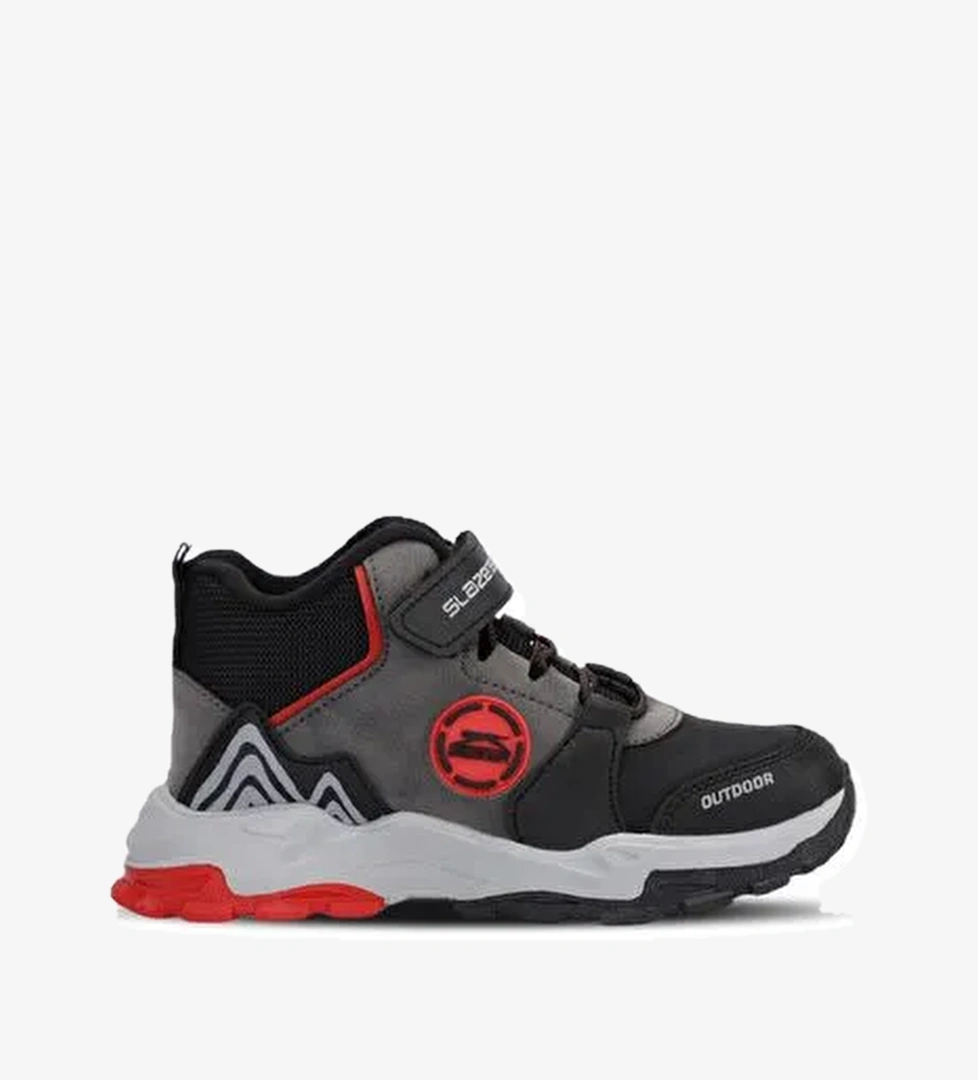 Slazenger VERSION Erkek Çocuk Bot Siyah / Kırmızı - Görsel 1