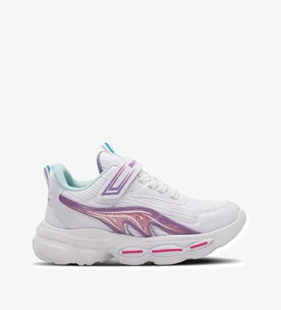 Slazenger NOELA Kız Çocuk Sneaker Ayakkabı Beyaz / Fuşya - Görsel 1