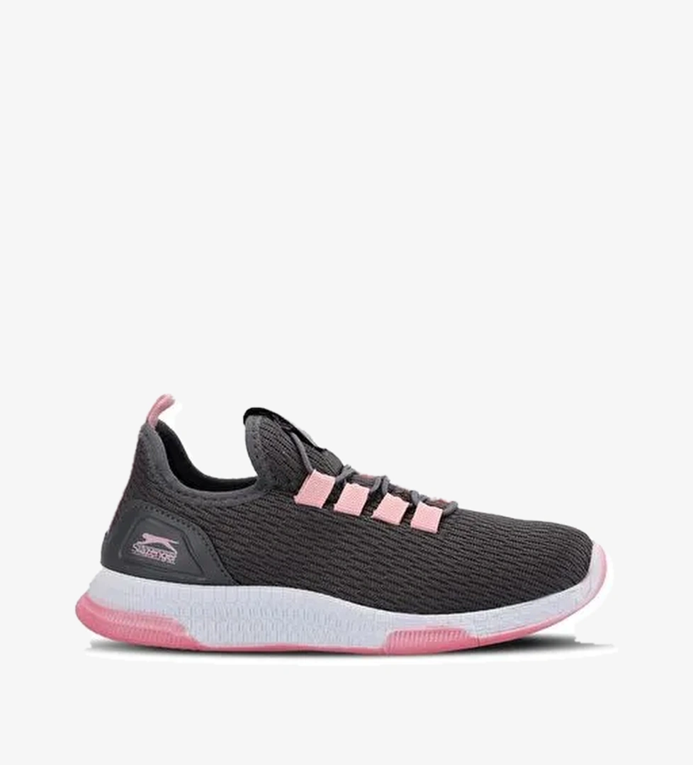 Slazenger ABENA I Kız Çocuk Sneaker Ayakkabı Koyu Gri / Pembe - Görsel 1