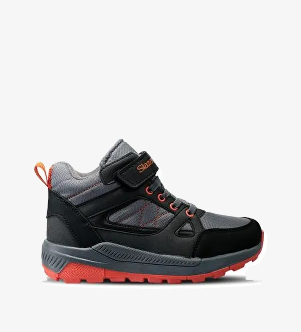 Slazenger KESHA Unisex Çocuk Bot Füme / Turuncu - Görsel 1