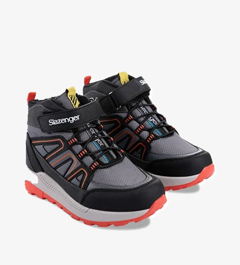 Slazenger KEPHAS IN Unisex Çocuk Bot Koyu Gri - Görsel 1