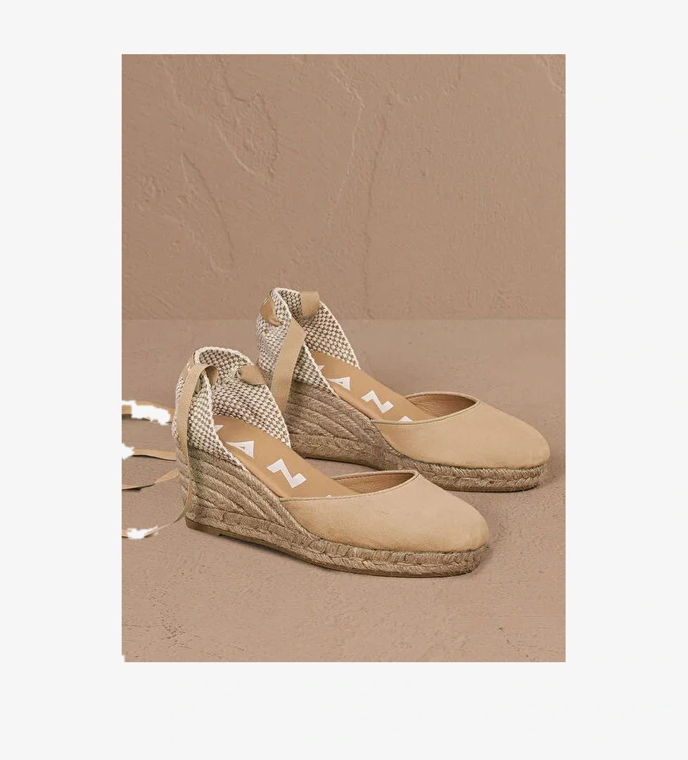 Manebi Manebi Bej Kadın Deri Espadril 1.1 WL model görseli