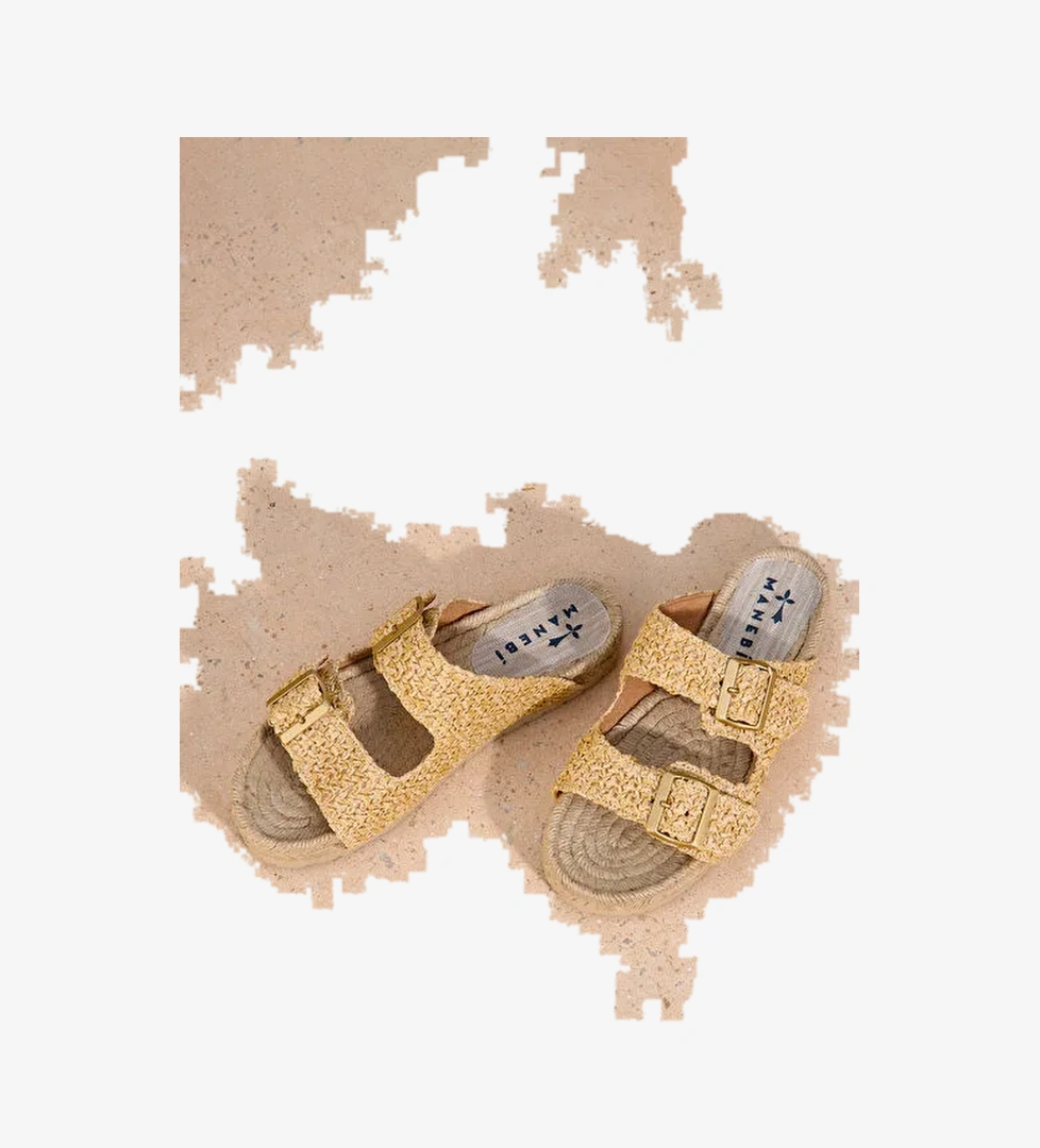 Manebi Kahverengi Kadın Sandalet V 2.8 R0 - Görsel 1