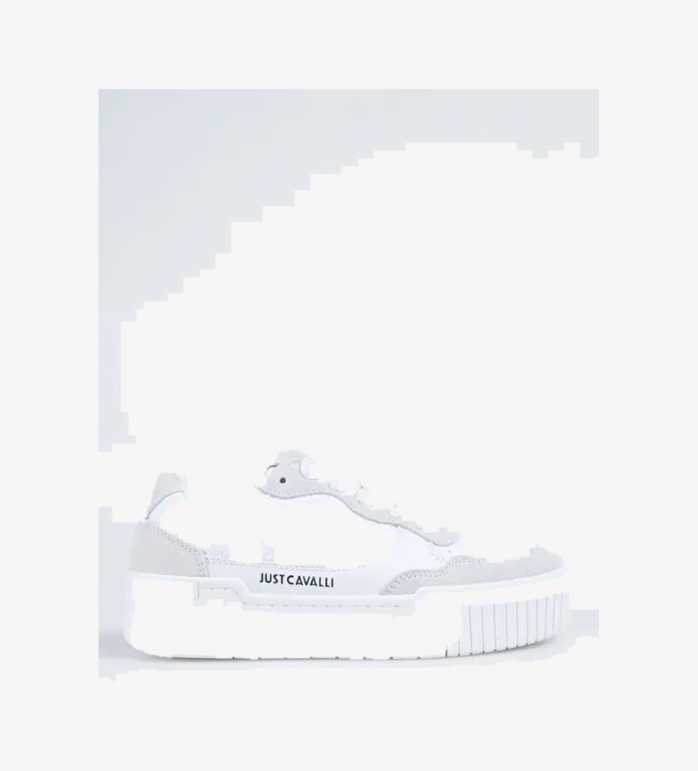 Just Cavalli Beyaz Kadın Deri Sneaker 78RA3ST3