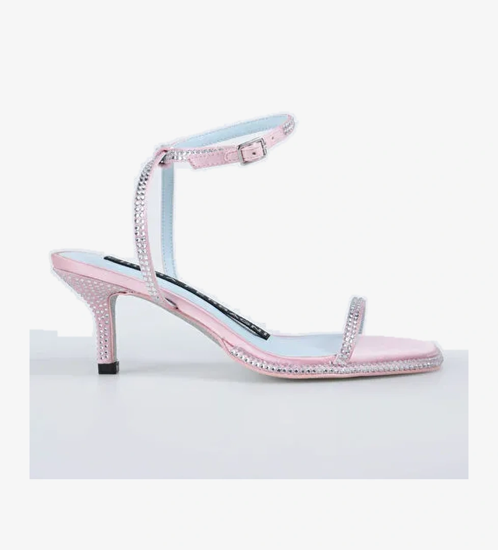 Chiara Ferragni Pembe Kadın Topuklu Ayakkabı CF3540_012 - Görsel 1