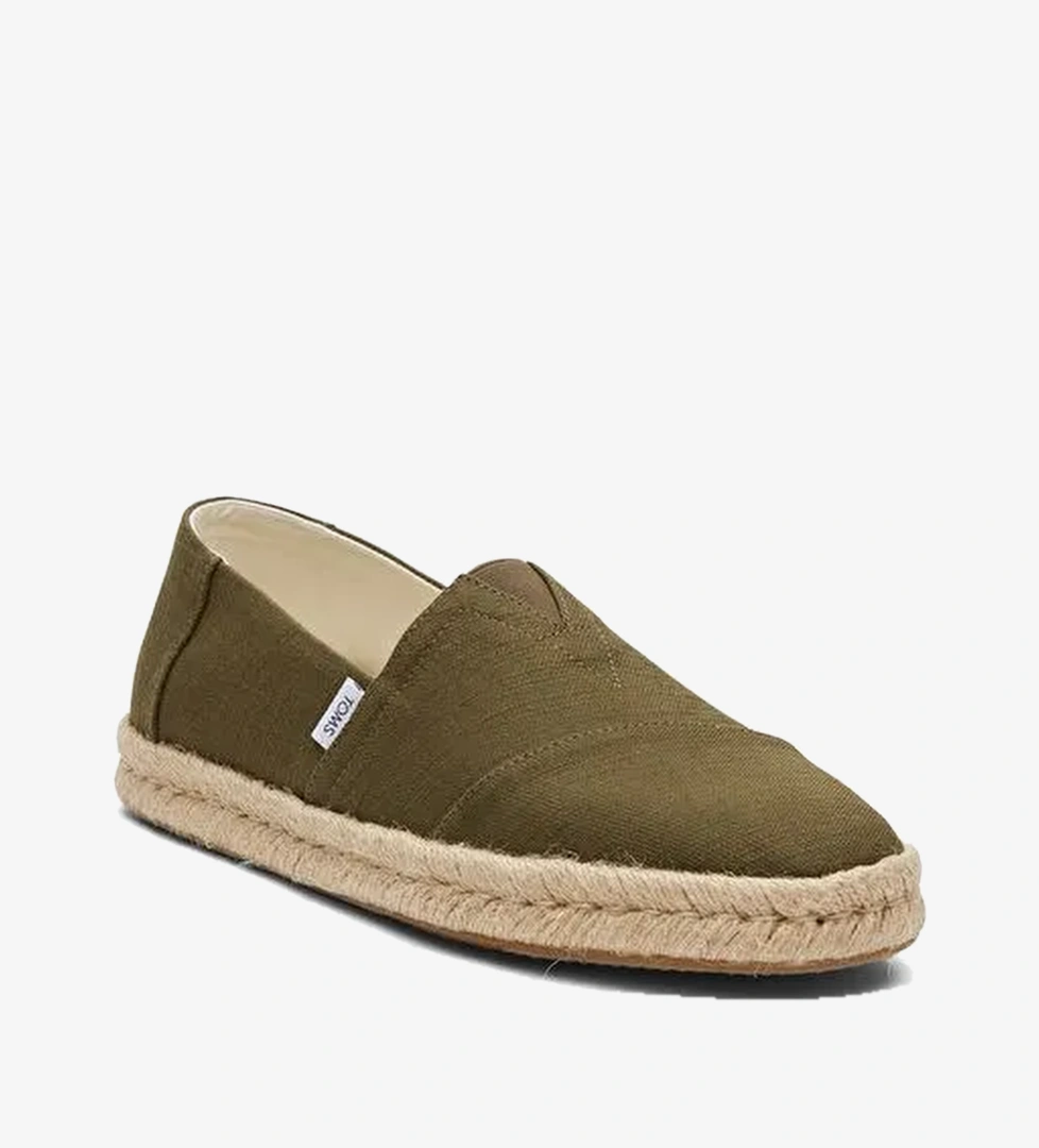 Toms Yeşil Toms Espadril Keten