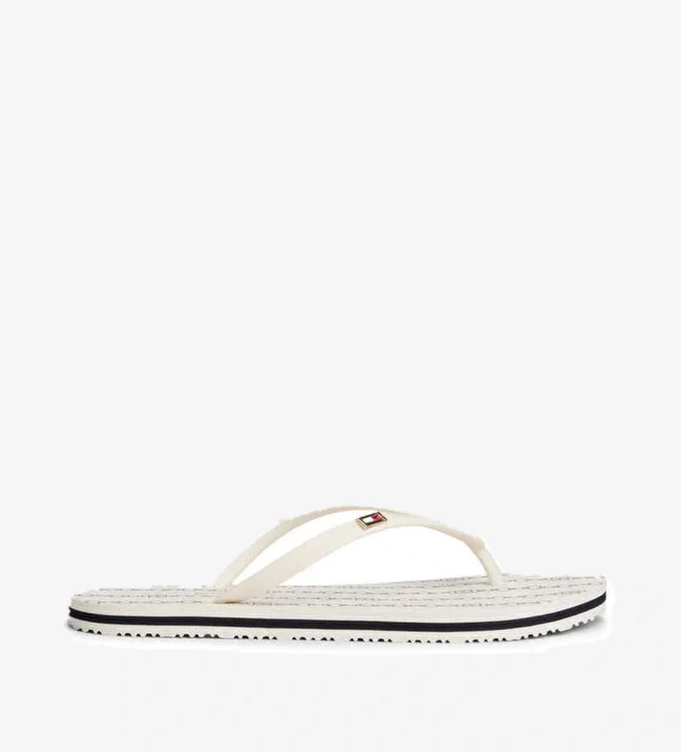 Tommy Hilfiger Beyaz Kadın Plaj Terliği FW0FW08518 - Görsel 1