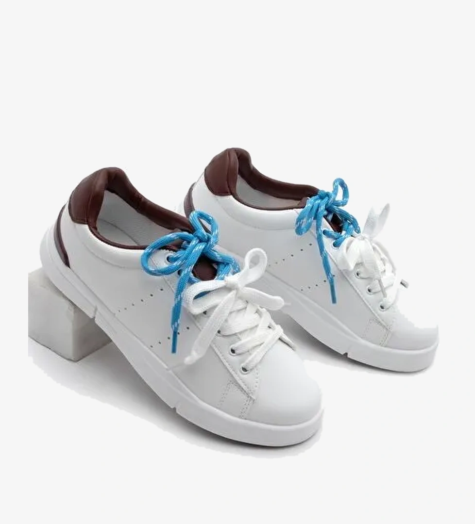 Kadın Sneaker Çift Bağcıklı Spor Ayakkabı Zemila Bordo - Görsel 1