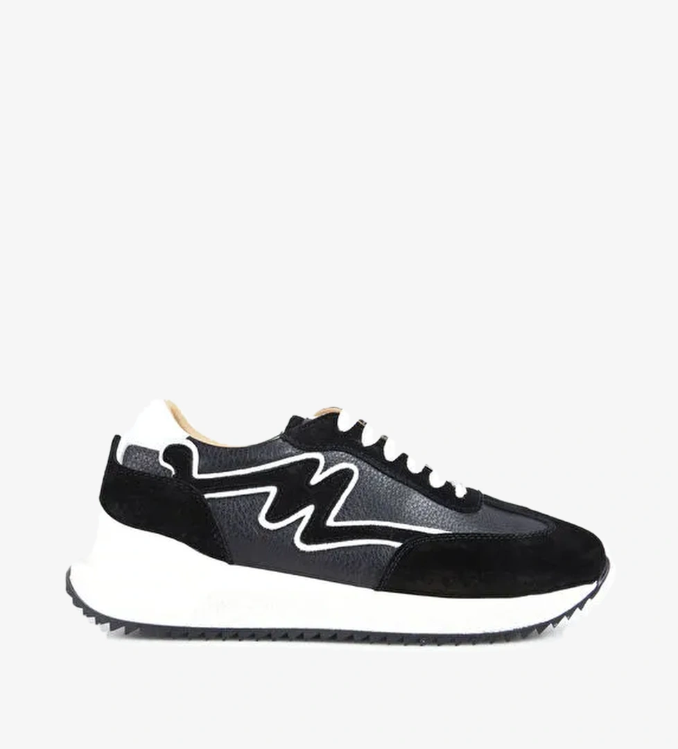 Hammer Jack Siyah Kadın Deri Sneaker 830 9903-Z - Görsel 1