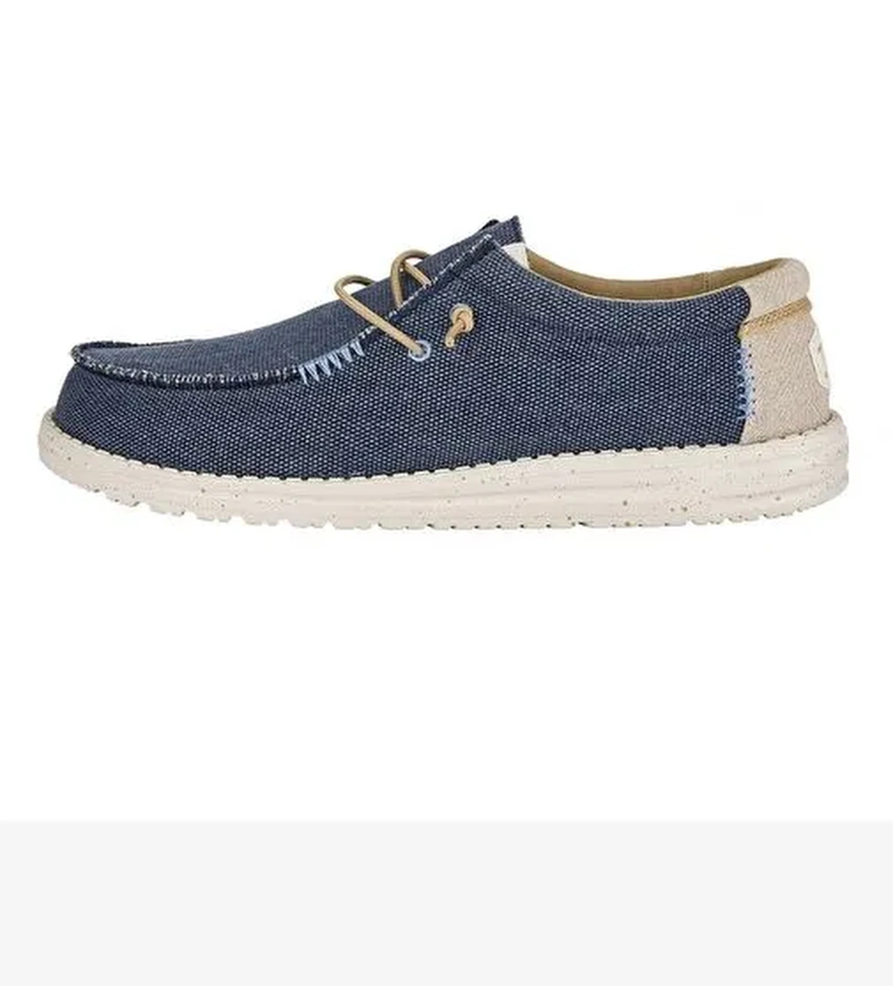 Erkek Sneaker ( Günlük) HD.40952 Hey Dude Wally Coastline Jute 410 Navy - Görsel 1