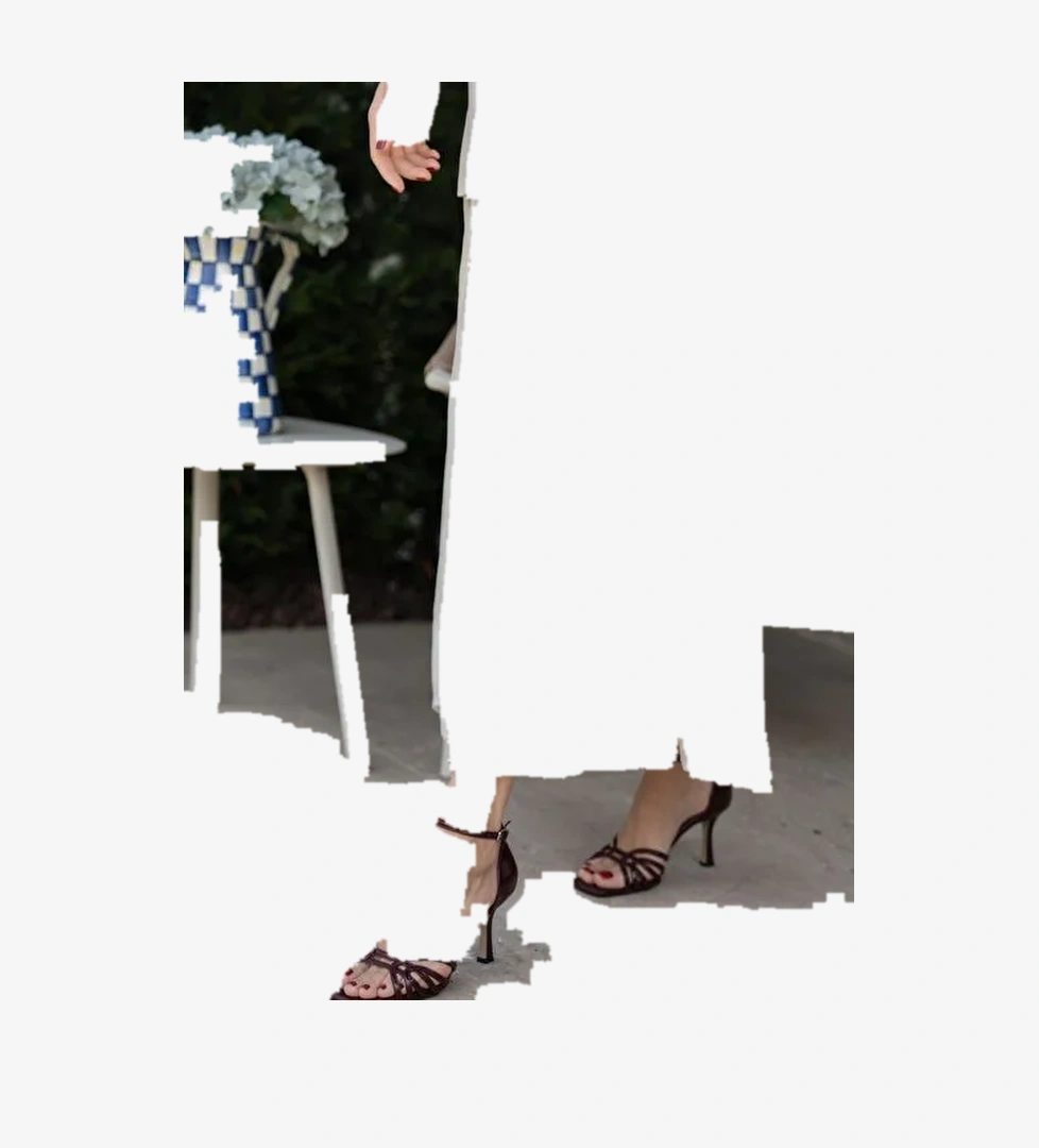 Donk Bordo Rugan Hakiki Deri Topuklu Ayakkabı - Görsel 1