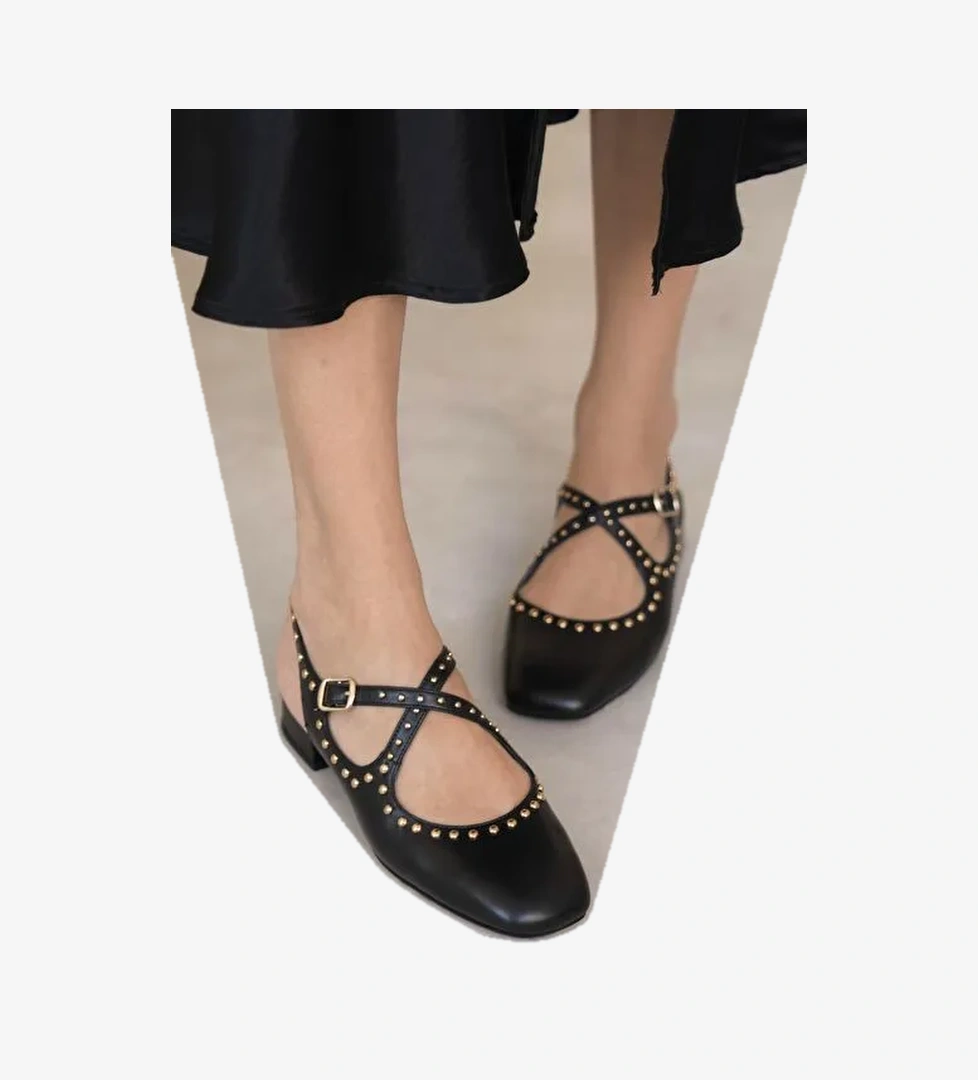 Exter Siyah Hakiki Deri Makosen Ayakkabı - Görsel 1