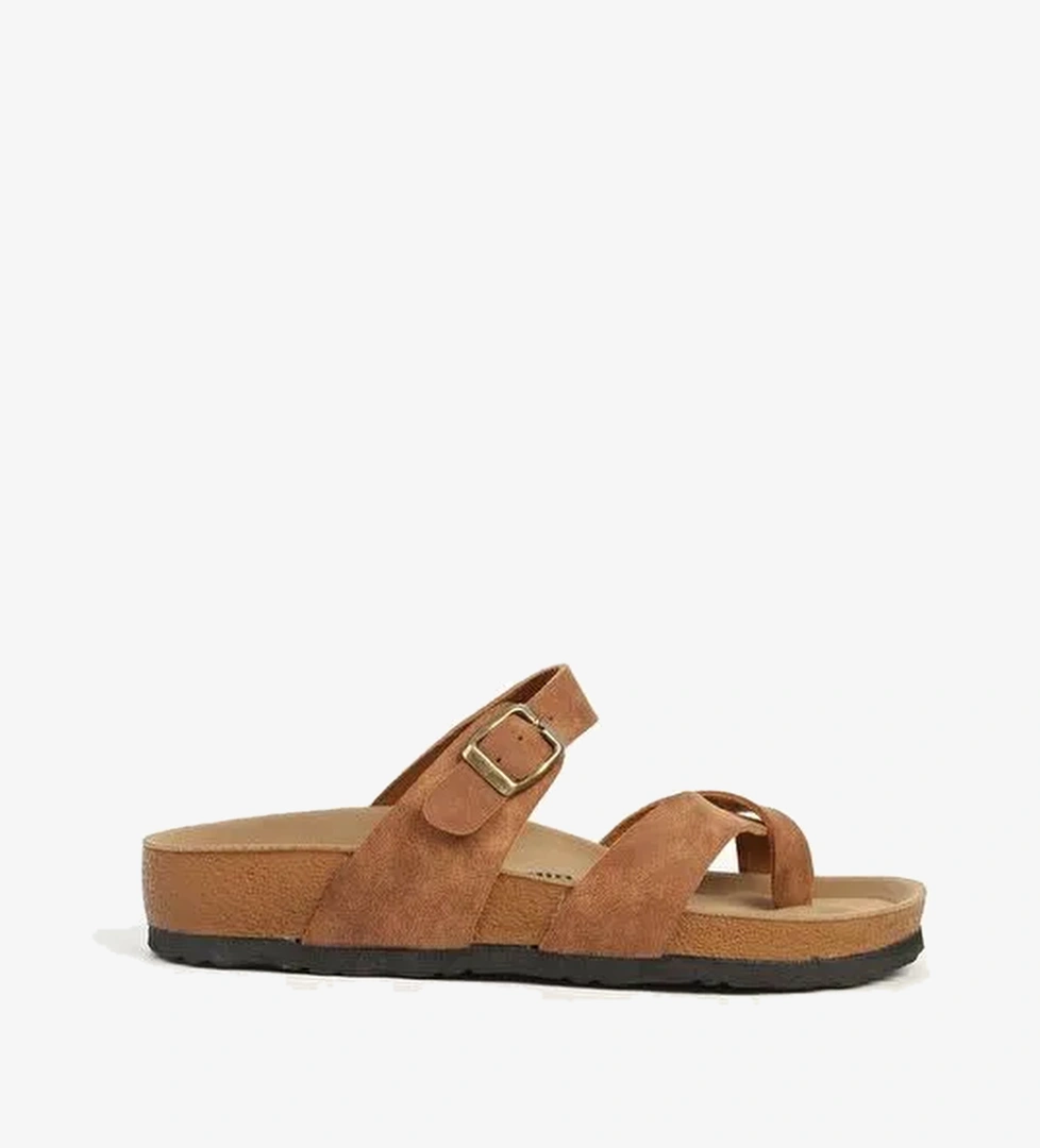 Pierre Cardin Taba Kadın Terlik PC-7547 - Görsel 1